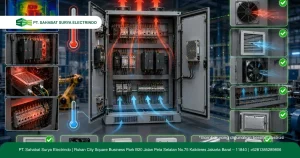 Mencegah Penumpukan Panas (Thermal Management) di Dalam Boks Panel Listrik Industri