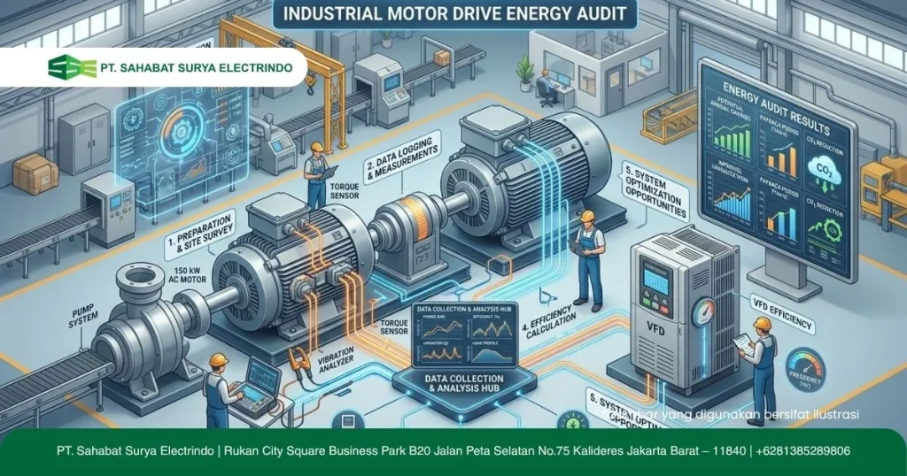 Audit Energi Listrik Mandiri pada Sistem Penggerak Motor Industri