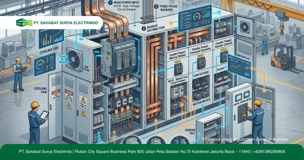 Panel Listrik Utama LVMDB